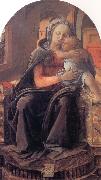 Madonna and Child Enthroned Fra Filippo Lippi